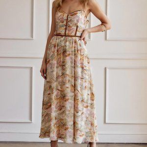 Ruby Floral Maxi Dress, 12th Tribe, NWT